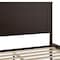 Martha Stewart Corbin King Size Solid Wood Platform Bed w/Wooden Headboard and Footboard, Dark Brown MG-090026-K-DKBRN-MS - alternate 6